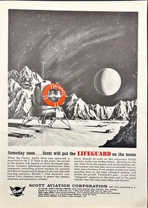 Scott Aviation Project Apollo Oxygen Regulators Vintage Print Ad 1963 - Bild 1 von 6