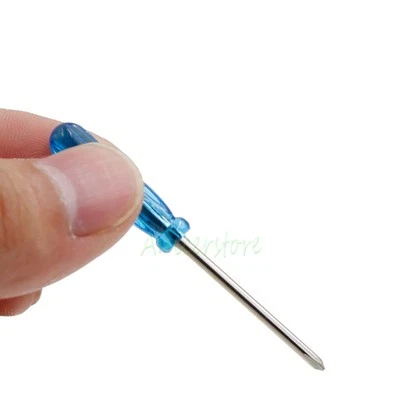 500pcs 55mm x 2.0mm 2mm Mini Phillips Cross Screwdrivers Cellphone Repair Blue - Image 1 of 3