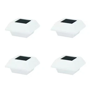 4 Pk Hampton Bay Roof Gutter Light Solar Powered Security LED Outdoor White 4 Pk - Picture 1 of 6