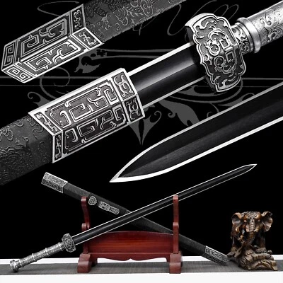 105cm Handmade Sword/Manganese Steel/Full Tang/High-Quality/Collectible Katana - Image 1 of 4