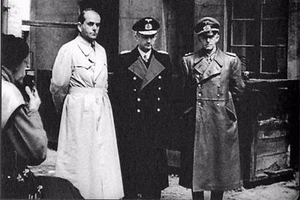 WW2 - Speer, Dönitz et Jodl devant le tribunal militaire de Nuremberg en 1945 - Picture 1 of 1