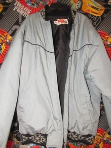 Vintage Comfy Down Puffer Aztec Tribal Jacket Mens Large Green Zip Up Coat - Picture 1 of 6