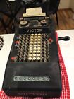 Victor Adding Machine With Ribbon and Tape Vintage Grand Rapids Mich