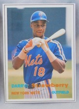 1990 SCD Pocket Price Guide Darryl Strawberry Mets Baseball Card
