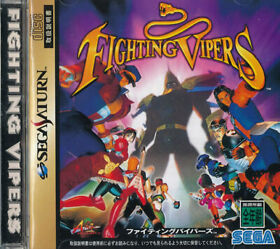 Fighting Vipers  Sega Saturn Japan Import  Mint/Good w/Reg  US SELLER