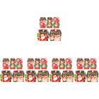  40 Pcs Skin Portable Apple Box Party Candy Cases 3d Cardboard Boxes