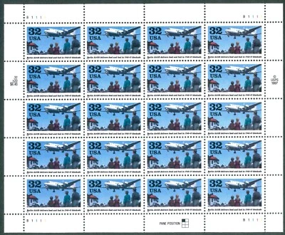 Scott #3211 32¢ Berlin Airlift Mint Sheet MNH XF - Image 1 of 2