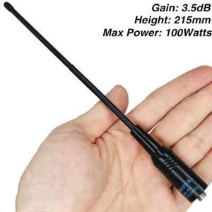 Antena żeńska NA-701 SMA UHF VHF dwupasmowa antena do Baofeng UV-5R UV-82 888S  - Zdjęcie 1 z 5