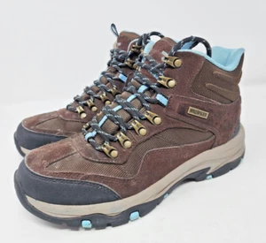 Skechers Ladies Trego Base Camp Walking Memory Foam Waterproof Hiking Boots 6 - Picture 1 of 10