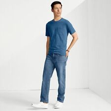 English Laundry Men's Harrow Straight Fit Jeans, Light Blue 32 x 32