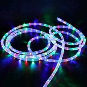 LED Solar Rope String Lights Outdoor Christmas Garden Fence Patio Decor Hanging - Picture 1 of 28