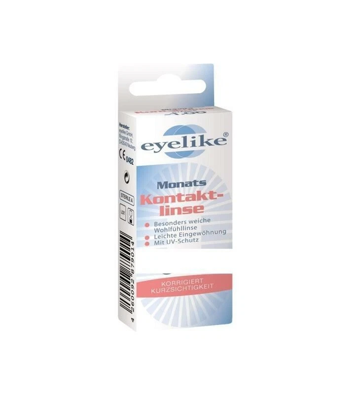 Eyelike Kontaktlinse Monatslinse Stärke -5,75 mit UV-Schutz