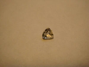 Topaz Clear Trillion Cut Gemstone 4 mm x 4 mm  0.25 carats approx unique Gem - Picture 1 of 3