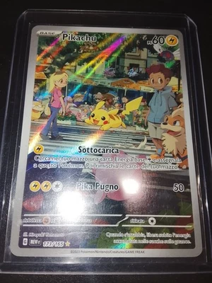 Pokemon Card • Pikachu • 151 173/165 • Illustration Rare • ITA • MINT - Immagine 1 di 2