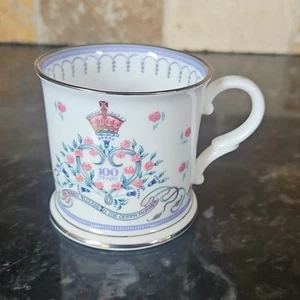 The Royal Collection Mug Celebrate 100 Years of The Queen Mother Elizabeth Cup - Picture 1 of 7