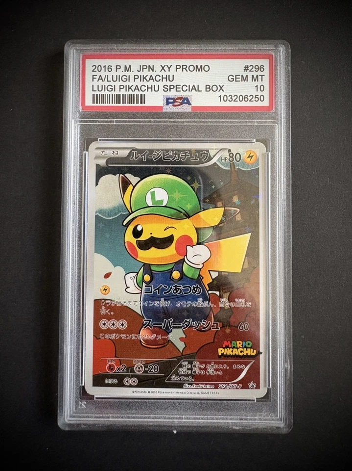 Luigi Pikachu 2016 PSA 10 Fan ART - Image 1 of 2