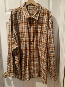 RedHead Ozark Mountain Flanellhemd Herren 5XL B&T Herbst rost orange braun neu ohne Etikett - Bild 1 von 12