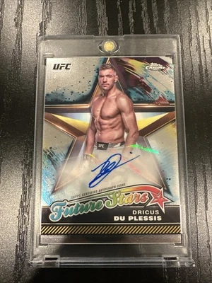 DRICUS du PLESSIS 2024 Topps Chrome UFC Future Stars Auto #FSA-DDP - Image 1 of 2