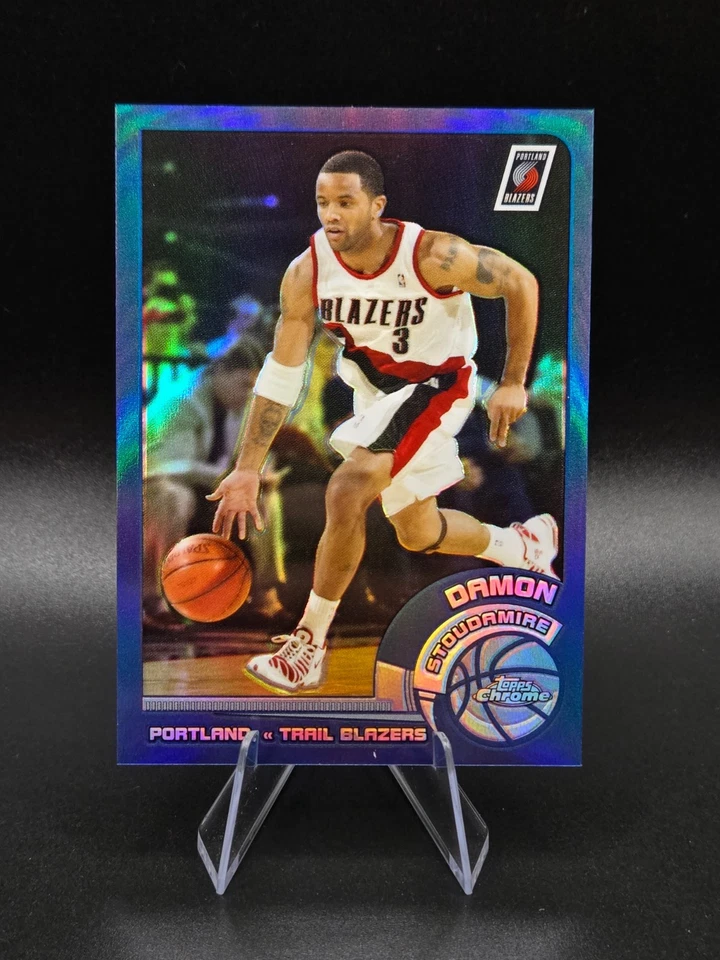 2002-03 Topps Chrome Refractors #87 Damon Stoudamire! Trailblazers - Изображение 1 из 1
