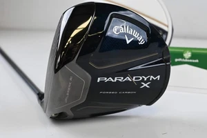 Left Hand Callaway Paradym X Driver / 9 Degree / Stiff Flex HZRDUS Silver 50 - Picture 1 of 9