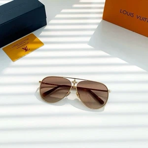 NEU IM KARTON! AUTHENTISCHE LOUIS VUITTON LV Star Pilot Sonnenbrille Z1870U (60-10-140) - Bild 1 von 21