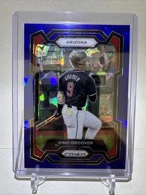 2024 Panini Prizm - Gino Groover #91 Blue Ice Prizm (RC) - Image 1 of 2