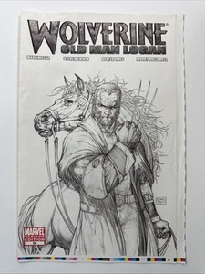 Wolverine #66 1:100 boceto de portada cómic 2006 impresora prueba producción arte prueba - Imagen 1 de 8