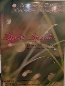 Spirit Speaks Meditations Conversation by James Van Praagh CD,Cassette ,Workbook - Picture 1 of 8
