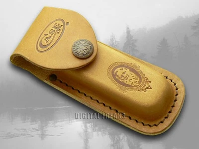 Funda de cinturón Case xx mediana de cuero marrón para cuchillos de bolsillo 9026 Foto 1 de 4