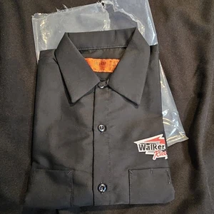 Polaris Walker Evans Racing Men's Button Up Pit Shirt. Black - Medium - NEW - Picture 1 of 4