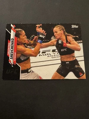 2020 Topps UFC Hobby Valentina Shevchenko Black Parallel /69 - Image 1 of 2