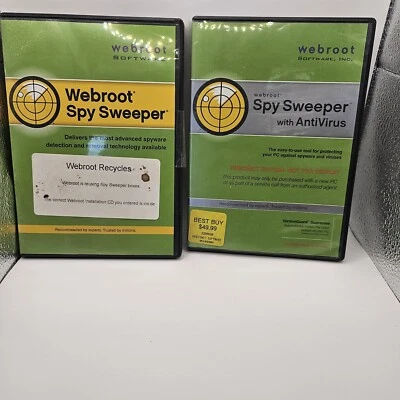 Webroot Spy Sweeper,& Spy Sweeper Antivirus Mint CD With Key - Image 1 of 4