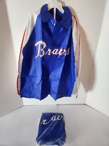Chaqueta de lluvia vintage Atlanta Braves niños cortavientos grande. Vinilo NOS AÑOS 70 - Imagen 1 de 8