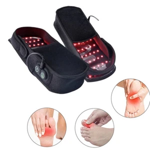 LED Infrared Red Light Therapy Slippers for Foot Neuropathy Joint Pain Relief sk - Foto 1 di 16