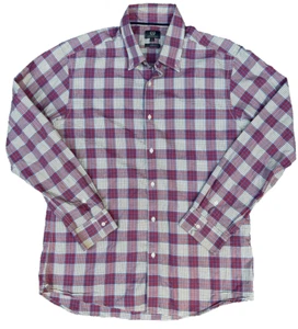 Sportscraft Tapered Fit Long Sleeve Button Up Check Shirt Men's Size XL - Picture 1 of 10