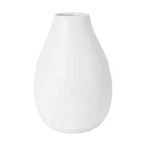Ceramic Raindrop Shape Vase Flower Vase Flower Pot Home Decor-White 15.5x 10.5cm - Picture 1 of 7