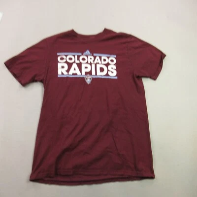 Camisa Adidas Niños XL Manga Corta Informal Cuello Redondo Ligera Colorado Rapids Foto 1 de 4