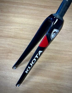 Kuota Kryon carbon forks 1.1/8" - 1.1/4" 100mm QR brand new uncut steerer. - Picture 1 of 4