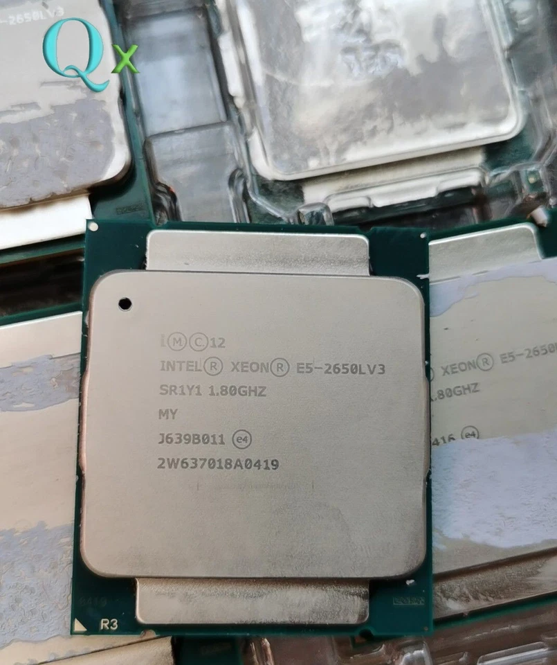 Intel Xeon E5-2650L V3 LGA2011-3 Server CPU Processor SR1Y1 1.8GHz 12Core - Image 1 of 1