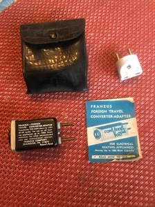 Vintage Franzus Ausland Reise Konverter-Adapter TOP - Bild 1 von 8
