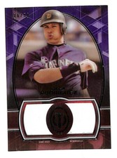 2019 Topps Tribute Alex Rodriguez 6/50 Purple Dual Jersey Patch Card Mariners