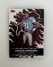 Calvin Johnson ROOKIE CARD ~ 2007 Topps Wal-Mart Red Hot Rookies #2 ~ Lions