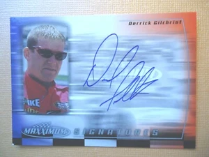Derrick Gilchrist - 2000 Maxx Signature Autographed Racing card # DG - Driver - Picture 1 of 2