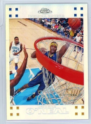 2007-08 Topps Chrome JERMAINE O'NEAL  Refractor #7 Serial #346/999 - Image 1 of 2