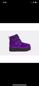 UGG Neumel Platform Purple Boots Mussel Shell Youth 5 Women’s US 7 (UK4, EU 37) - Picture 1 of 10