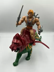 HE - MAN + BATTLE CAT MASTERS OF THE UNIVERSE VINTAGE COMPLETO - Imagen 1 de 16