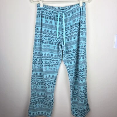 ГОЛОВА теннис девочек LG снежинка синий флис пижамы брюки гостиной брюки Sleepwear - Изображение 1 из 4