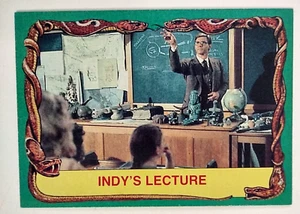 1981 Topps Raiders of the Lost Ark # 17 Indy's Lecture Indiana Jones Crease - Picture 1 of 9