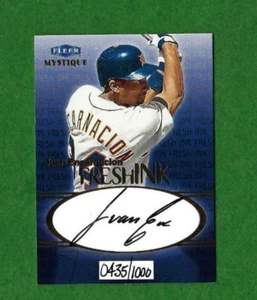 1999 Fleer Mystique Juan Encarnacion Fresh Ink Auto Detroit Tigers 0435/1000 - Picture 1 of 2