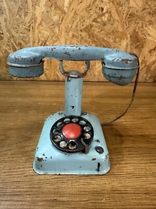 Giocattolo Antico Telefono Metallo Anni 30,40', JEP , Vintage, Pop - Foto 1 di 8